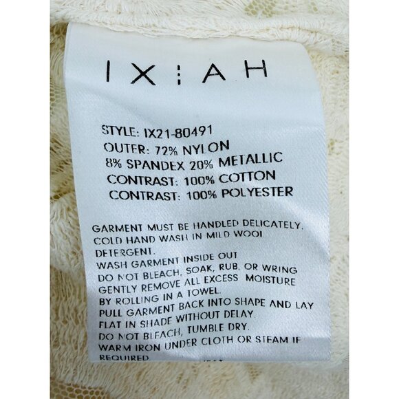 NWT Free People Ixiah Liminal Ivory Lace Ruffle Mini Dress | Grunge Fairycore 6 - Picture 15 of 16